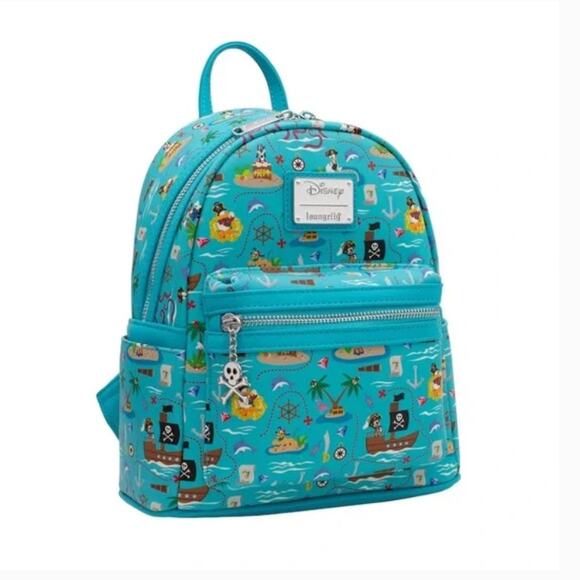 Loungefly Disney Sensational Six Pirate Adventure AOP Mini Backpack - Picture 2 of 8